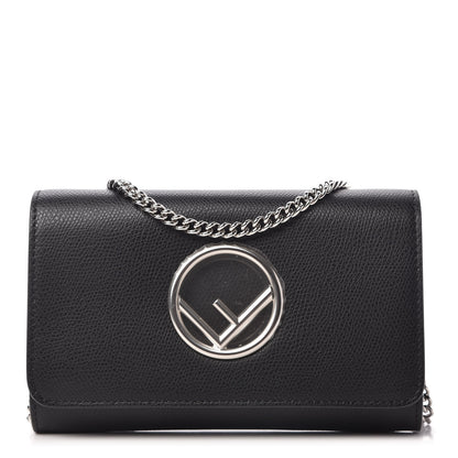 Fendi Vitello Cruise F is Fendi Wallet on Chain Black 1 of 10