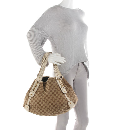 Gucci Monogram Medium Pelham Shoulder Bag Off White 2 of 7