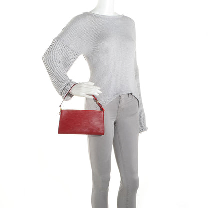Louis Vuitton Epi Pochette Accessories 24 Rouge 2 of 7