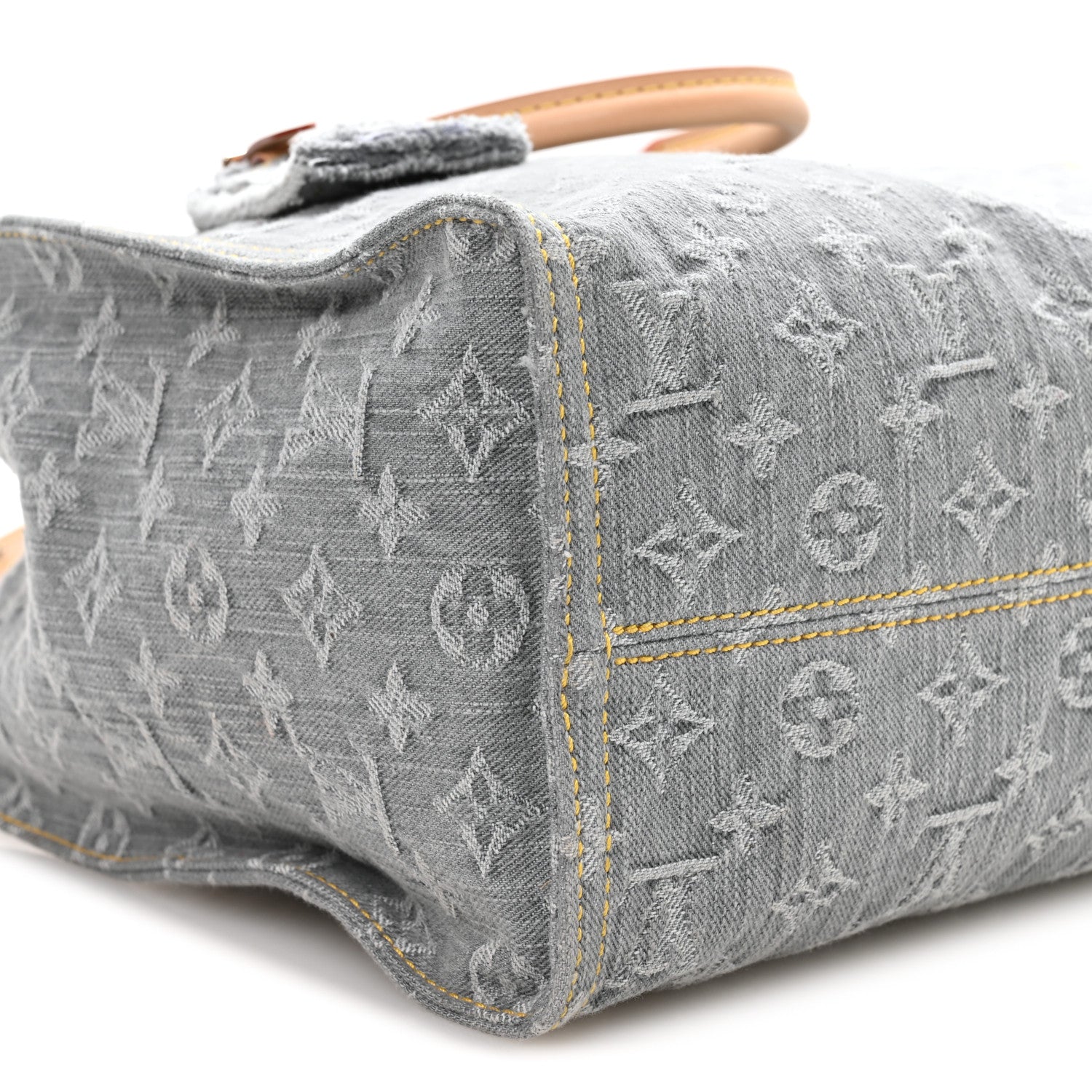 Louis Vuitton Monogram Denim Onthego MM Washed Grey 8 of 10