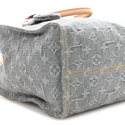 Louis Vuitton Monogram Denim Onthego MM Washed Grey 8 of 10