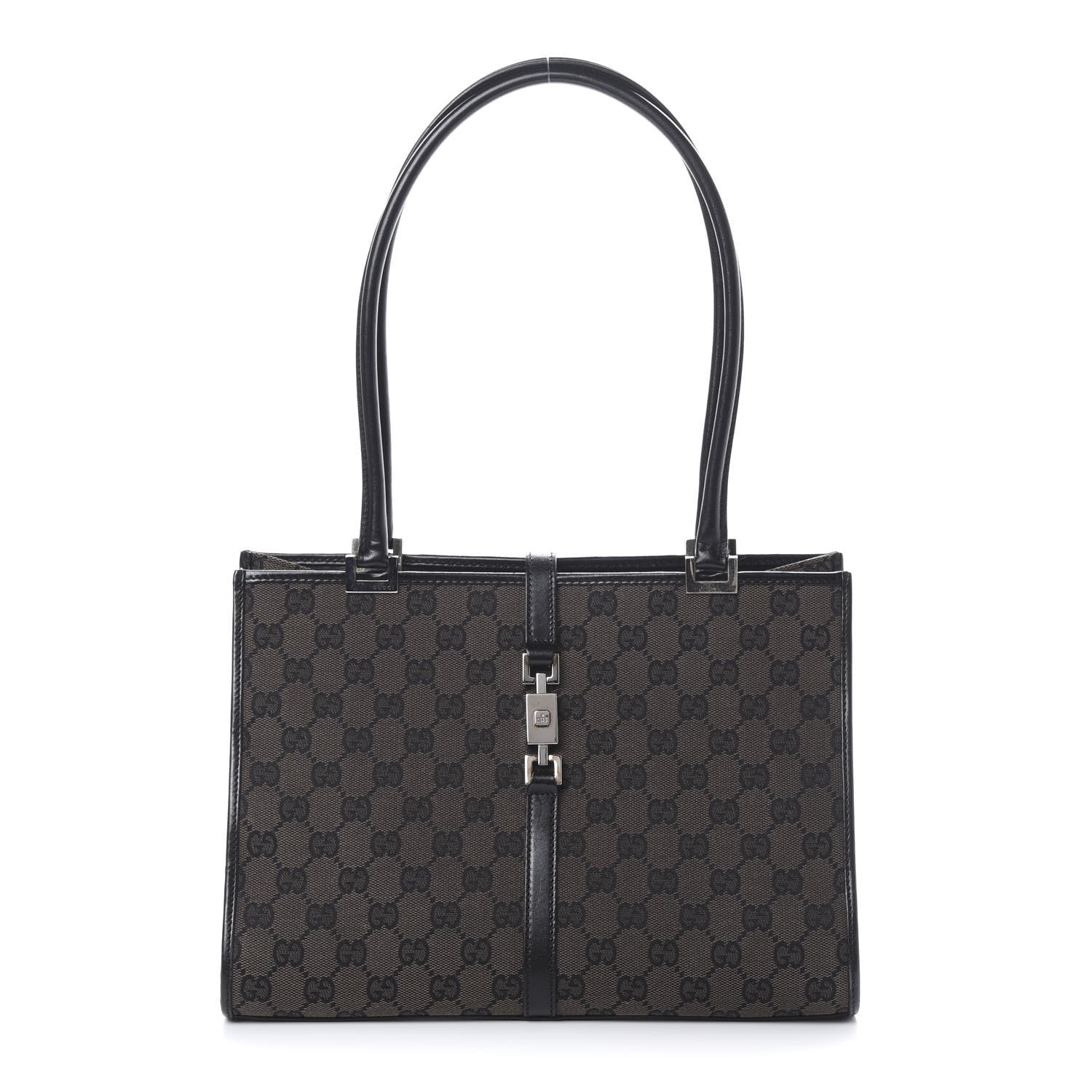 Gucci Monogram Bardot Brown 1 of 14