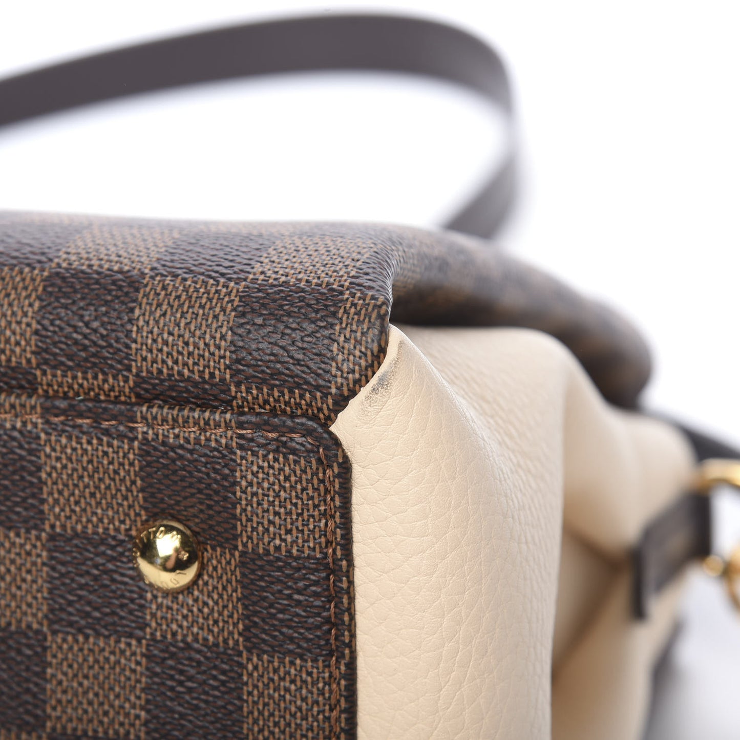 Cuir Taurillon Damier Ebene Normandy Ebene