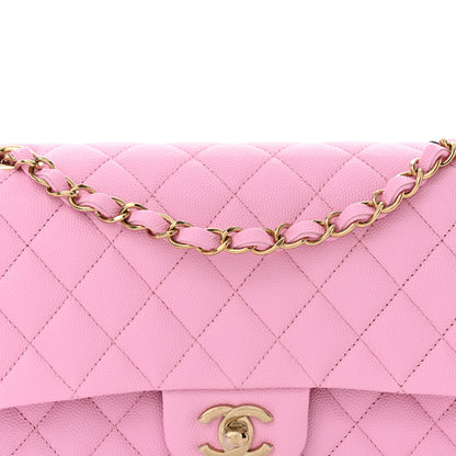 Chanel Caviar Quilted Medium Double Flap Lilac 8 of 11