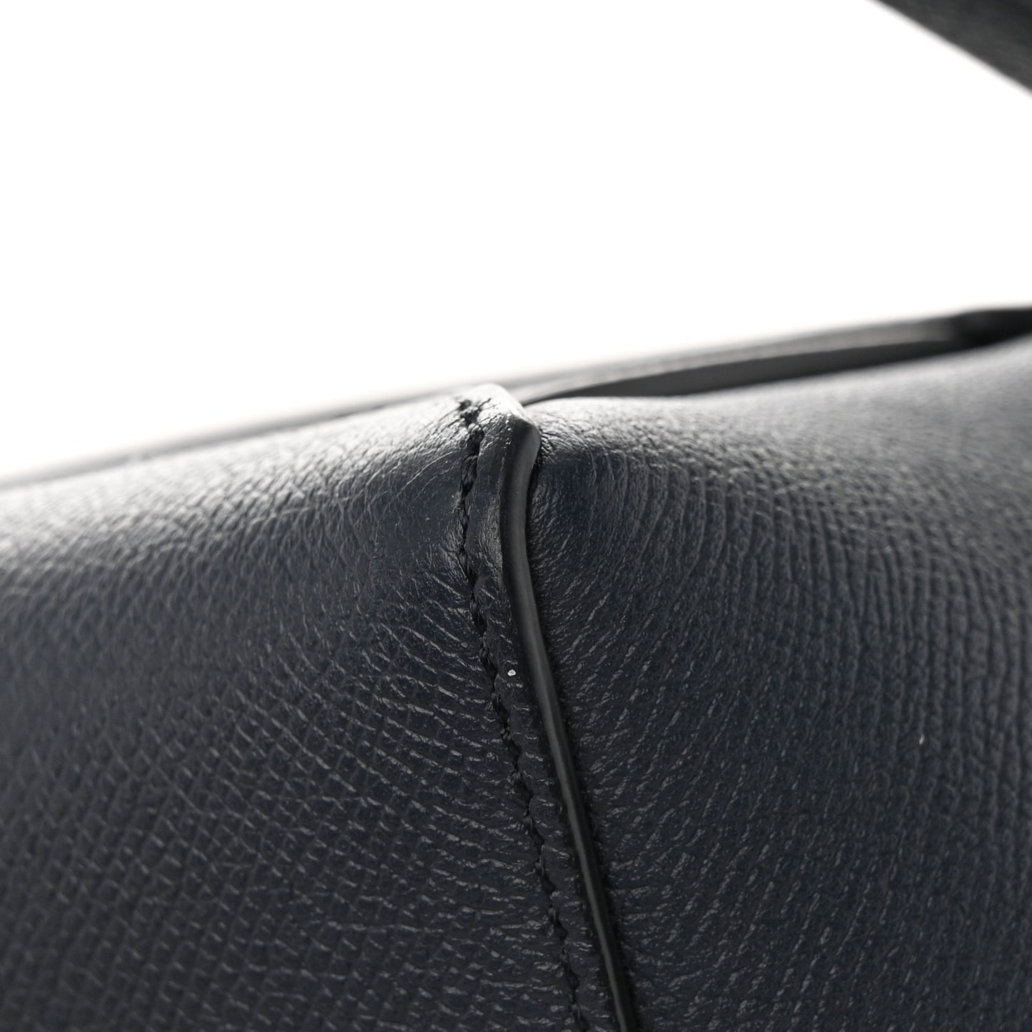 Baby Grained Calfskin Nano Belt Bag Abyss Blue
