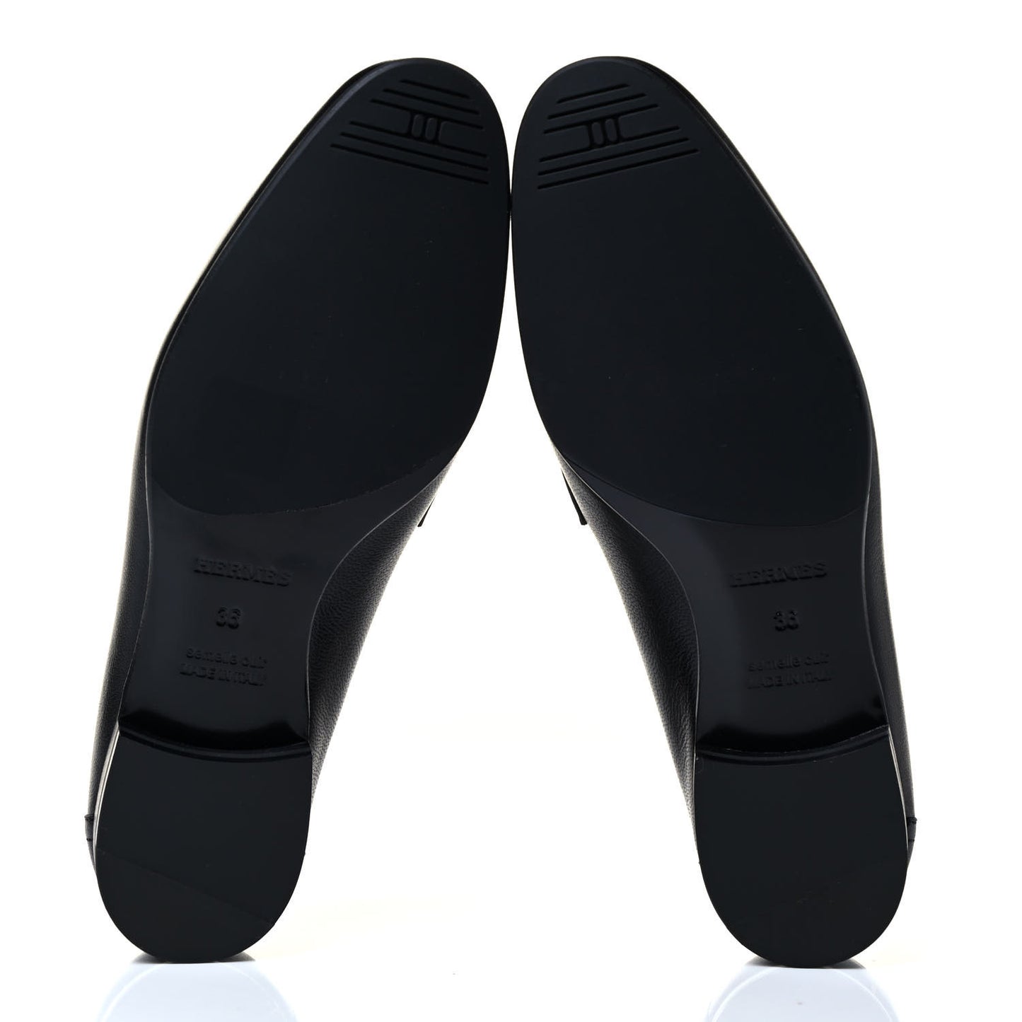 Goatskin Womens Paris Loafers 36 Black