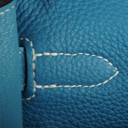 Hermes Togo Kelly Retourne 35 Blue Jean 15 of 20
