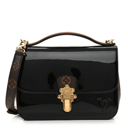 Louis Vuitton Patent Calfskin Monogram Cherrywood BB Black 1 of 10