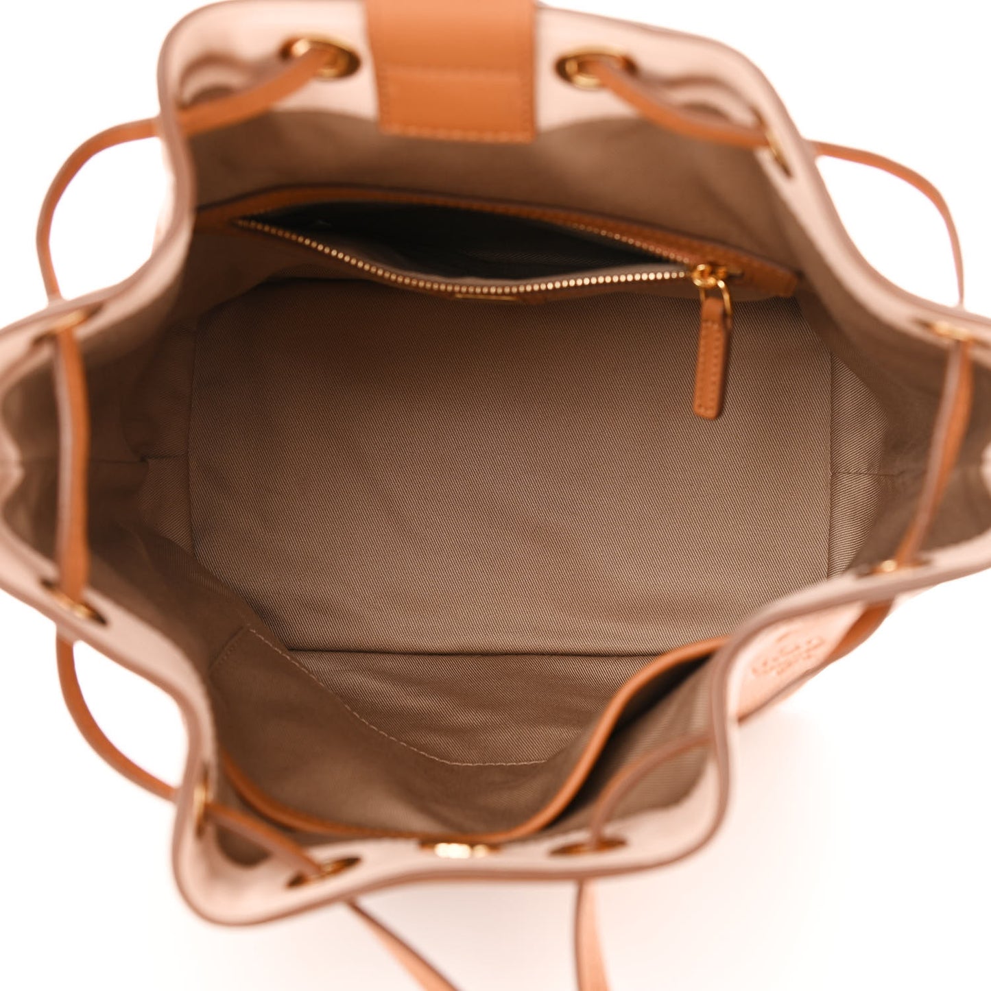Calfskin Ottomar Monogram Essential Bucket Cognac