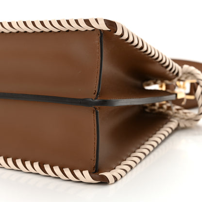 Fendi Calfskin Cord Small Peekaboo I SEE U Satchel Gianduia Multicolor 11 of 11