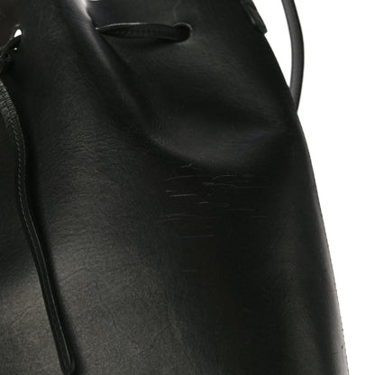 Mansur Gavriel Vegetable Tanned Calfskin Bucket Bag Black Ballerina 18 of 25