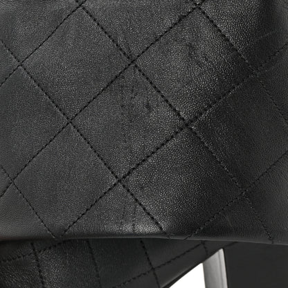 Chanel Lambskin Quilted High Boots 36 Black 8 of 9