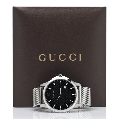 Gucci Stainless Steel 40mm G-Timeless Automatic Watch Black 5 of 5