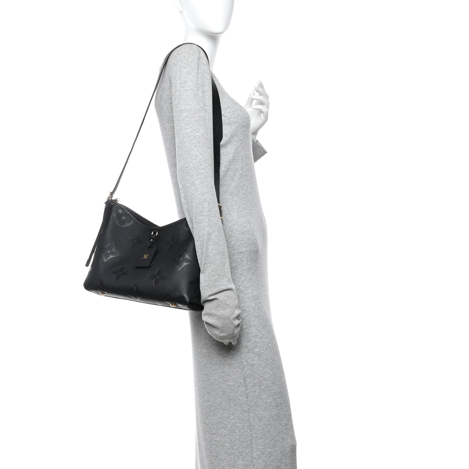 Louis Vuitton Empreinte Carryall PM Black 2 of 10