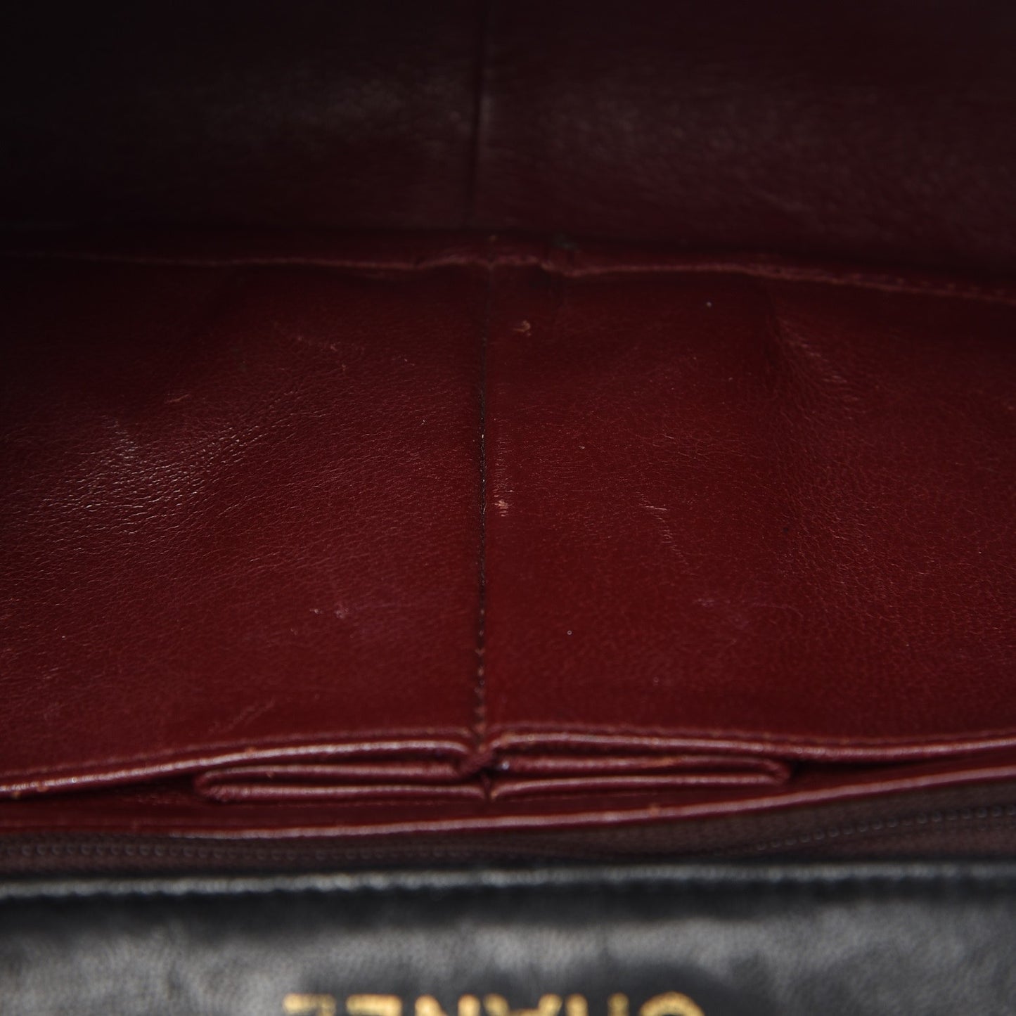 Lambskin Quilted Small Single Flap Black