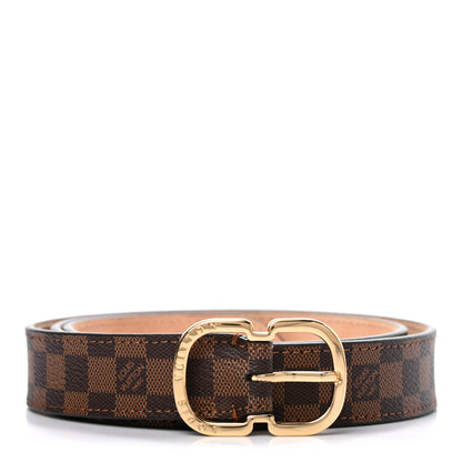 Louis Vuitton Damier Ebene Mini 25mm Belt 80 32 1 of 7