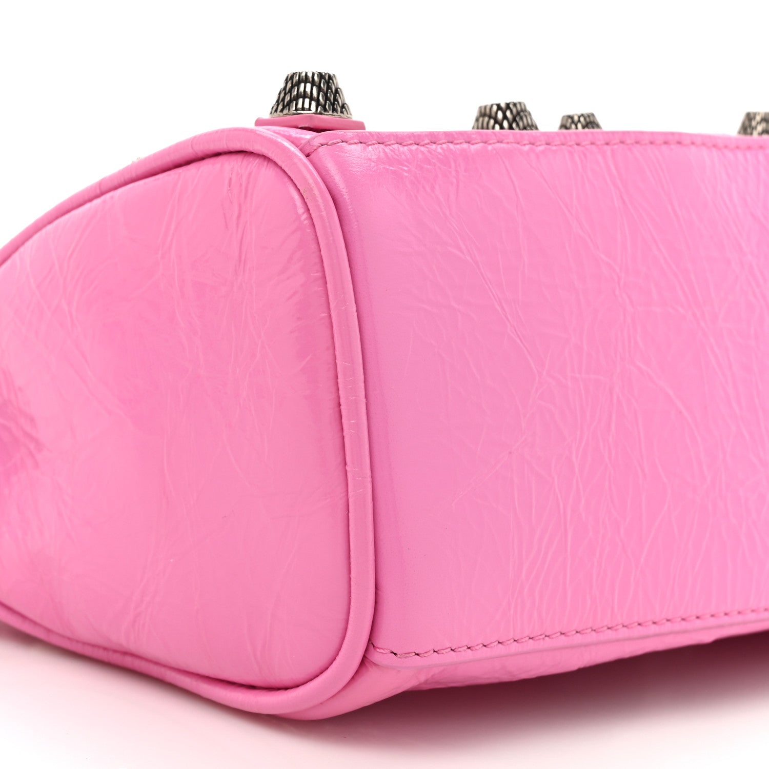 Balenciaga Agneau Arena Mini Le Cagole Duffle Crossbody Bag Light Pink 11 of 11