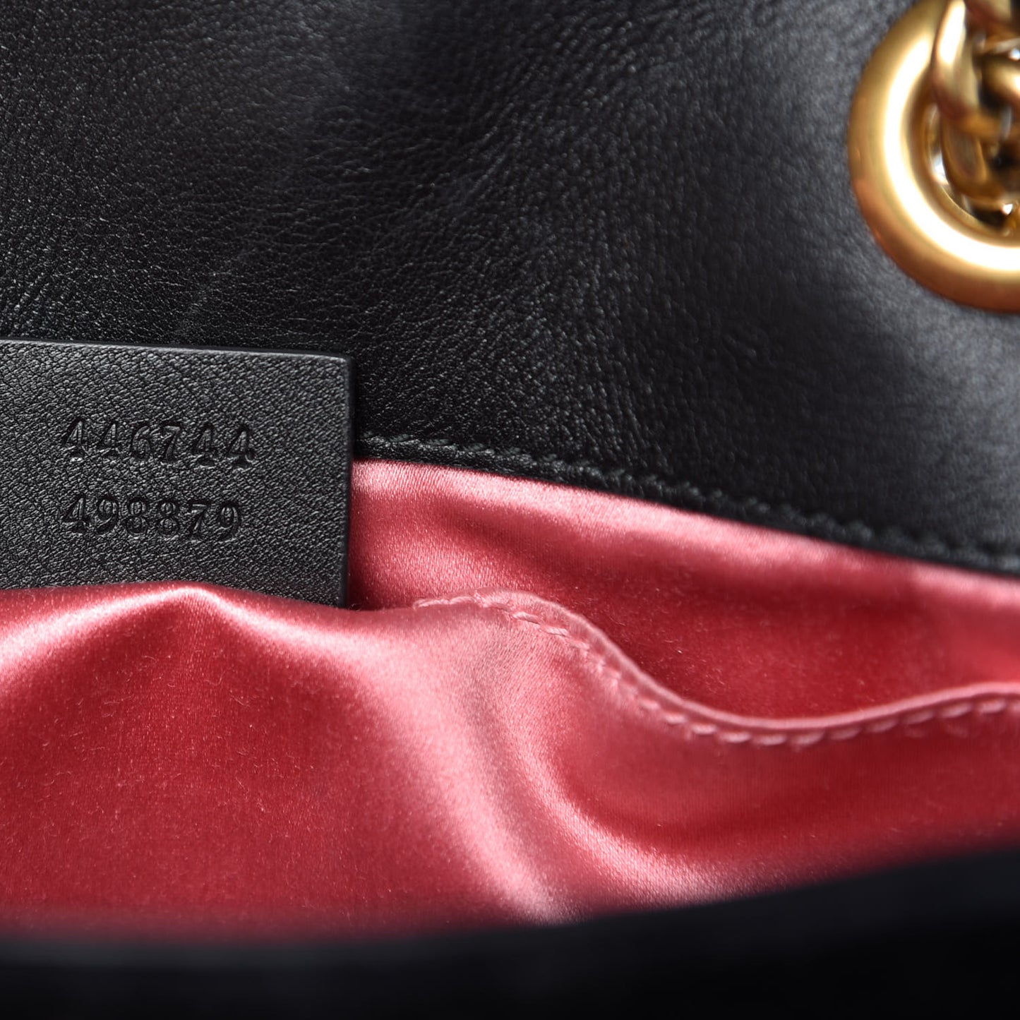 Velvet Matelasse Mini GG Marmont Shoulder Bag Black