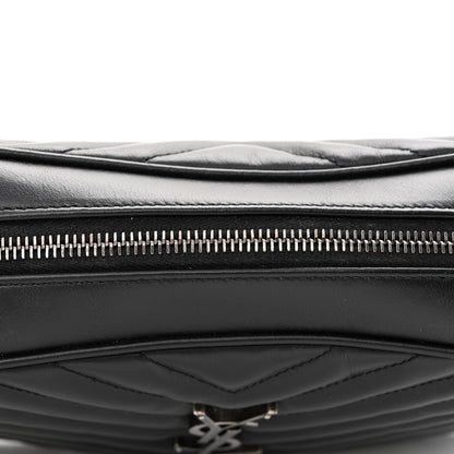 Saint Laurent Calfskin Matelasse Monogram Lou Camera Bag Black 13 of 13