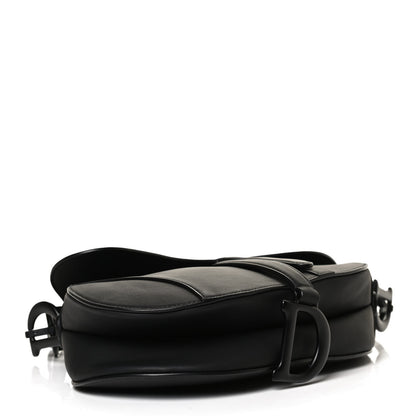 Christian Dior Ultra Matte Calfskin Saddle Bag Black 4 of 12