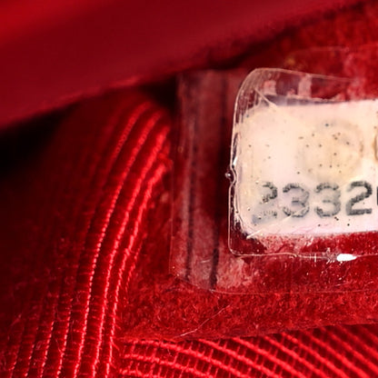 Chanel Velvet Quilted Medium Double Flap Red 7 of 19