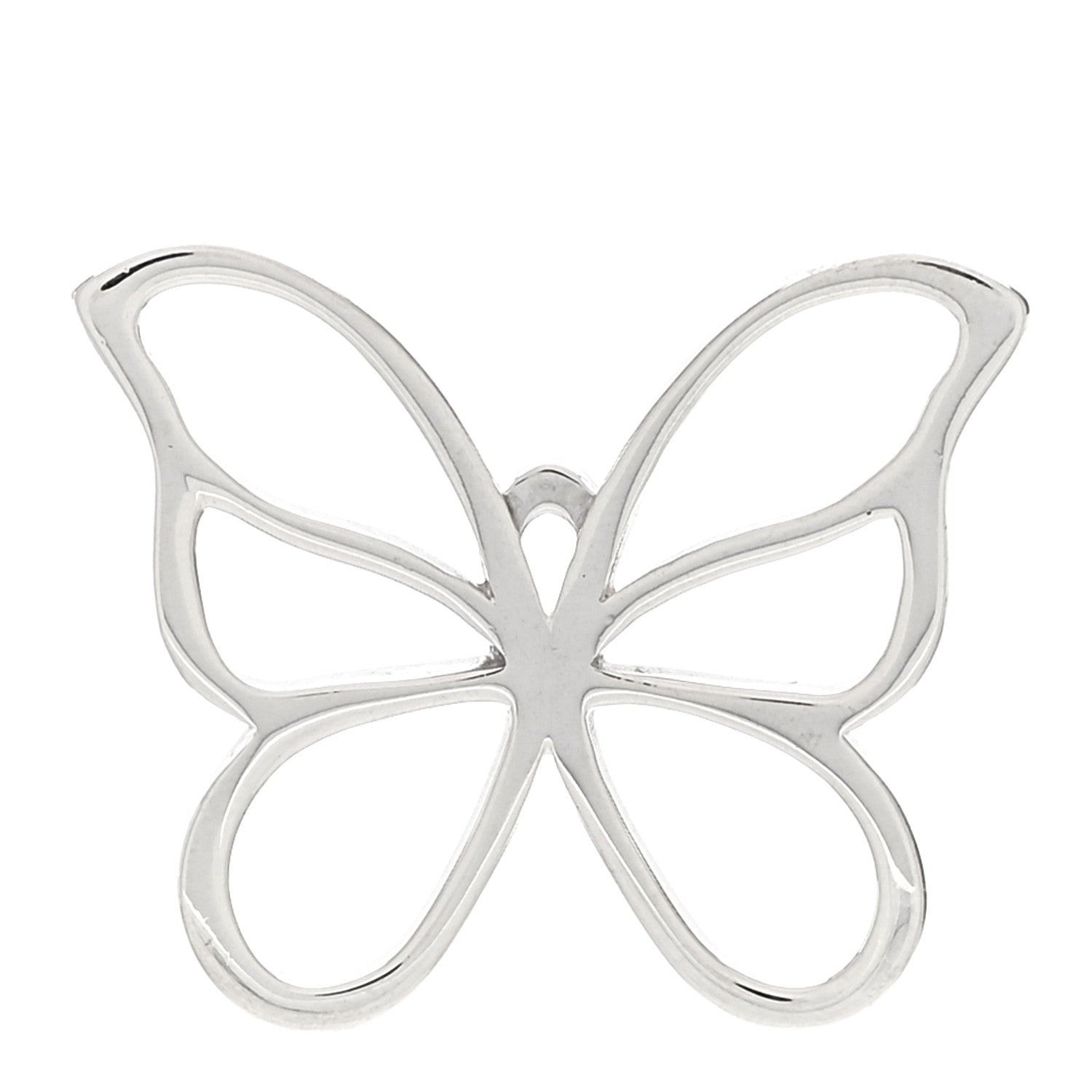 Tiffany Sterling Silver Open Butterfly Pendant 1 of 3