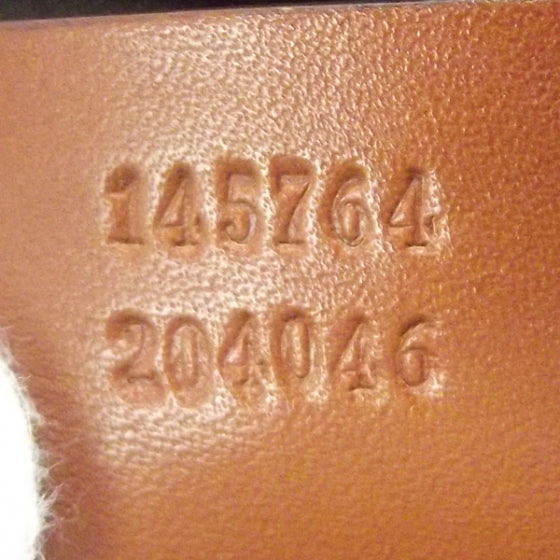 GGUCCI Calfskin Horsebit Embossed Glam Hobo Tan