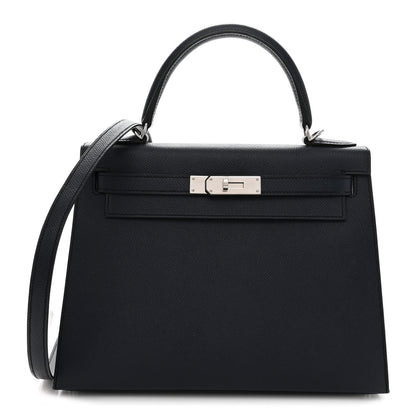 Hermes Epsom Kelly Sellier 28 Bleu Indigo 1 of 10