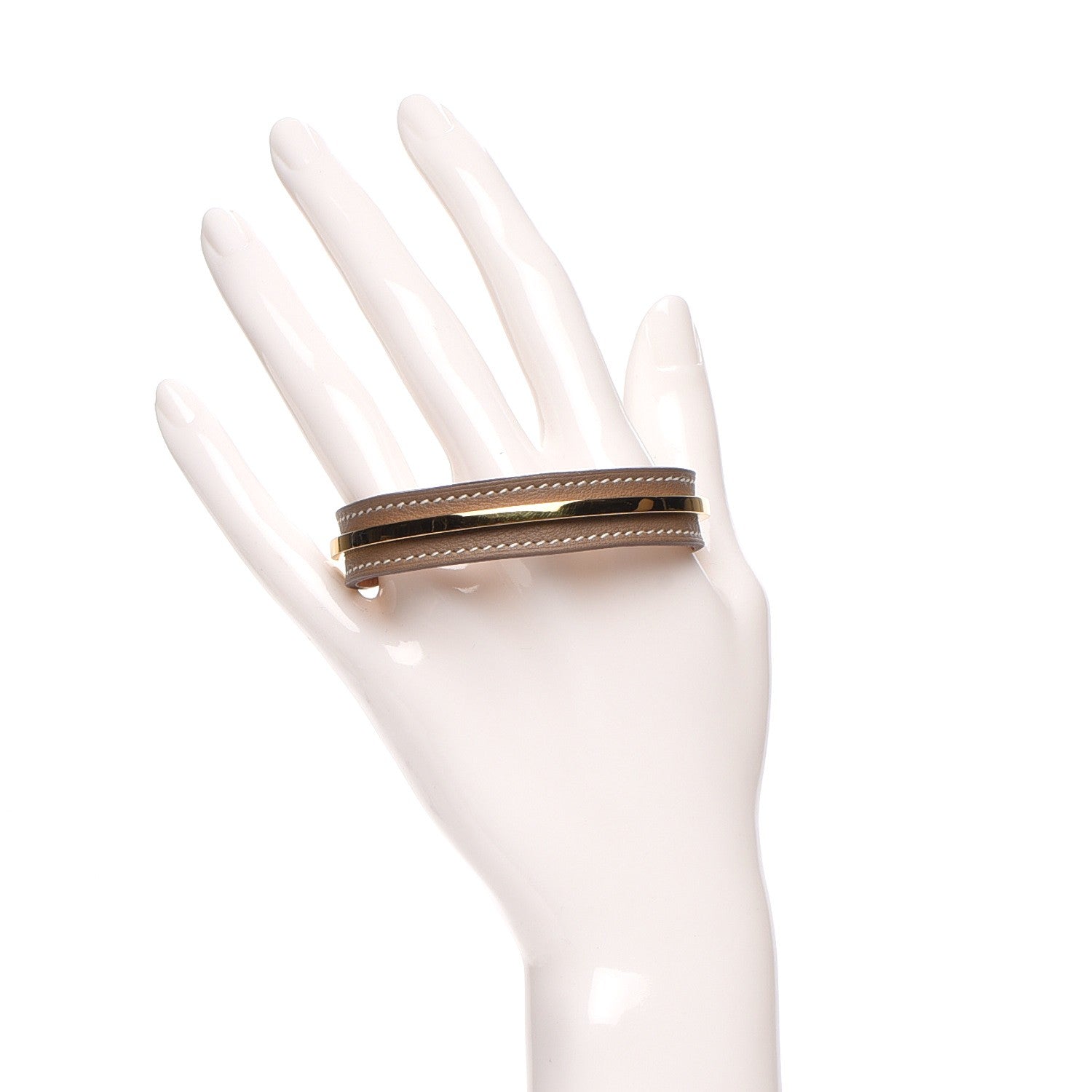 Hermes Swift Binome Cuff S Etoupe 2 of 6