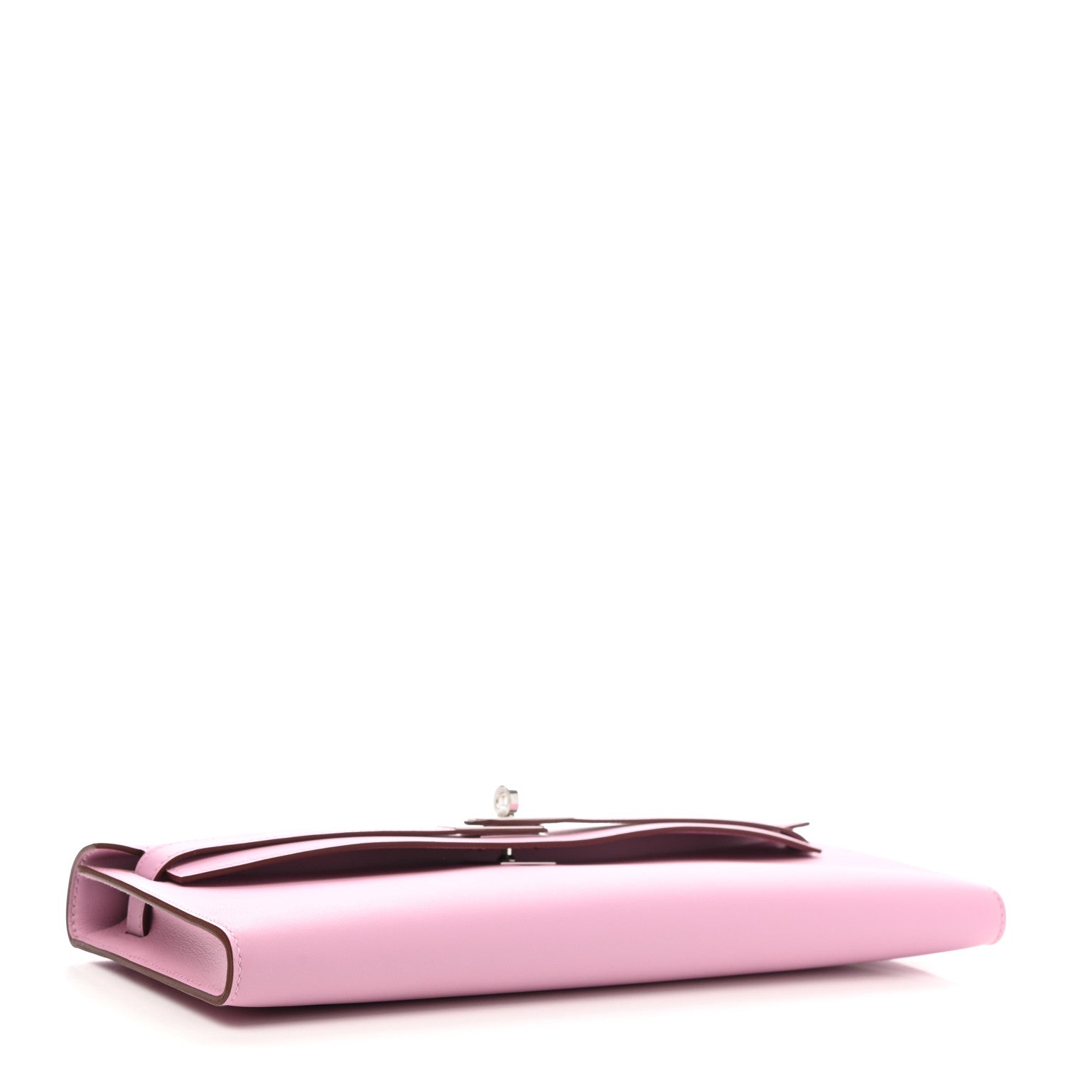 Hermes Swift Kelly Cut Clutch Pochette Mauve Sylvestre 4 of 8
