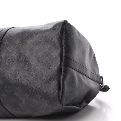 Louis Vuitton Monogram Eclipse Keepall Bandouliere 55 9 of 15