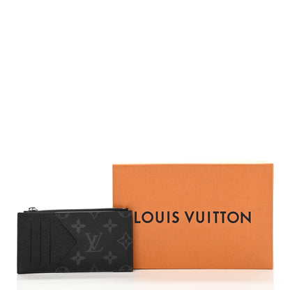 Louis Vuitton Taigarama Coin Card Holder Black 7 of 7