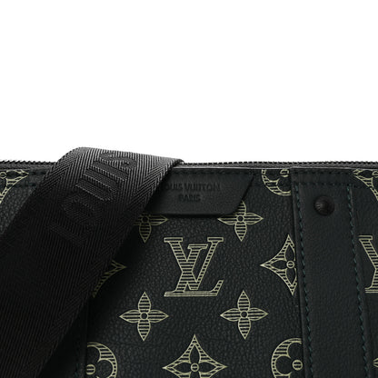 Louis Vuitton Monogram Shadow City Keepall Forest Green 7 of 9