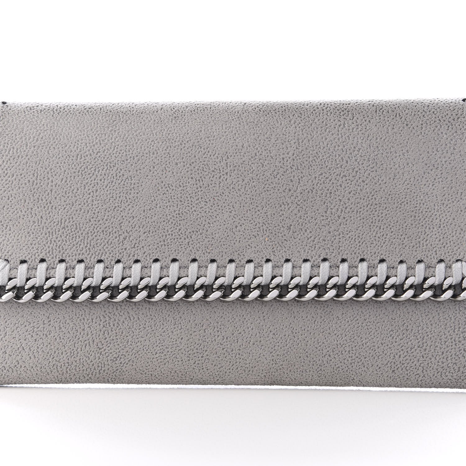 Stella McCartney Shaggy Deer Falabella Flap Wallet Grey 8 of 8