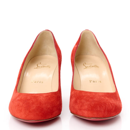 Christian Louboutin Veau Velours Melissa Wedges 37 Loubi 3 of 8