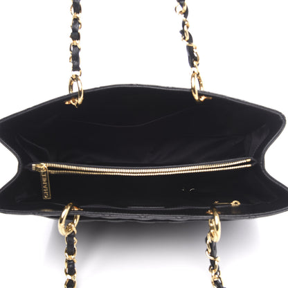 Chanel Caviar Quilted Grand Shopping Tote GST Black 4 of 9