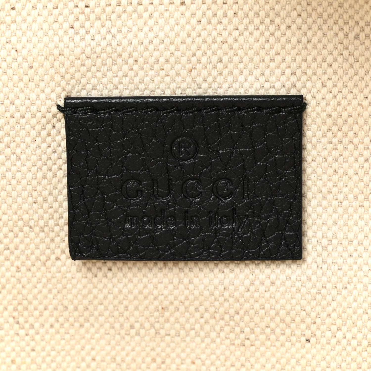 Gucci Grained Calfskin Logo Belt Bag Black 6 of 12