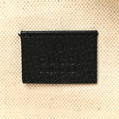Gucci Grained Calfskin Logo Belt Bag Black 6 of 12