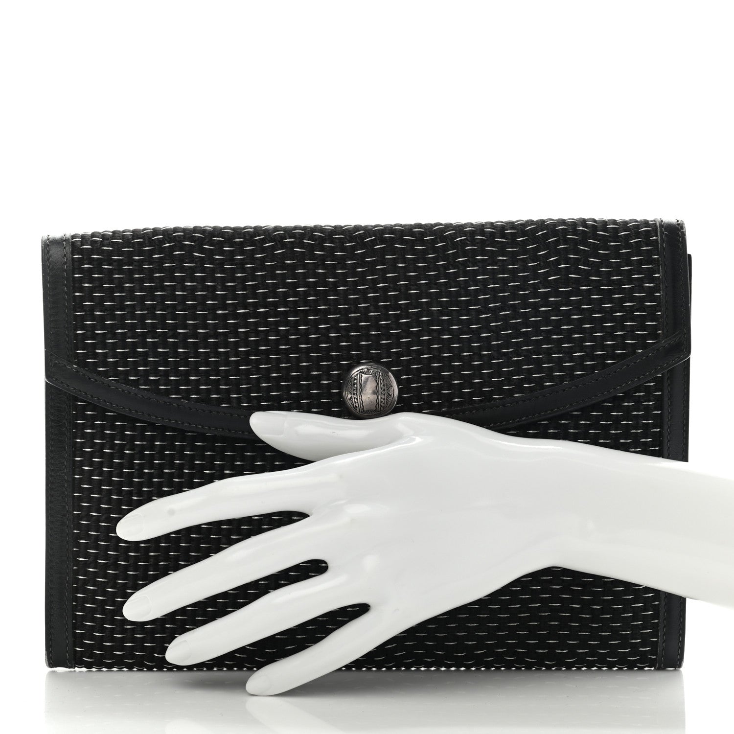 Hermes Pochette Rio Black 2 of 13