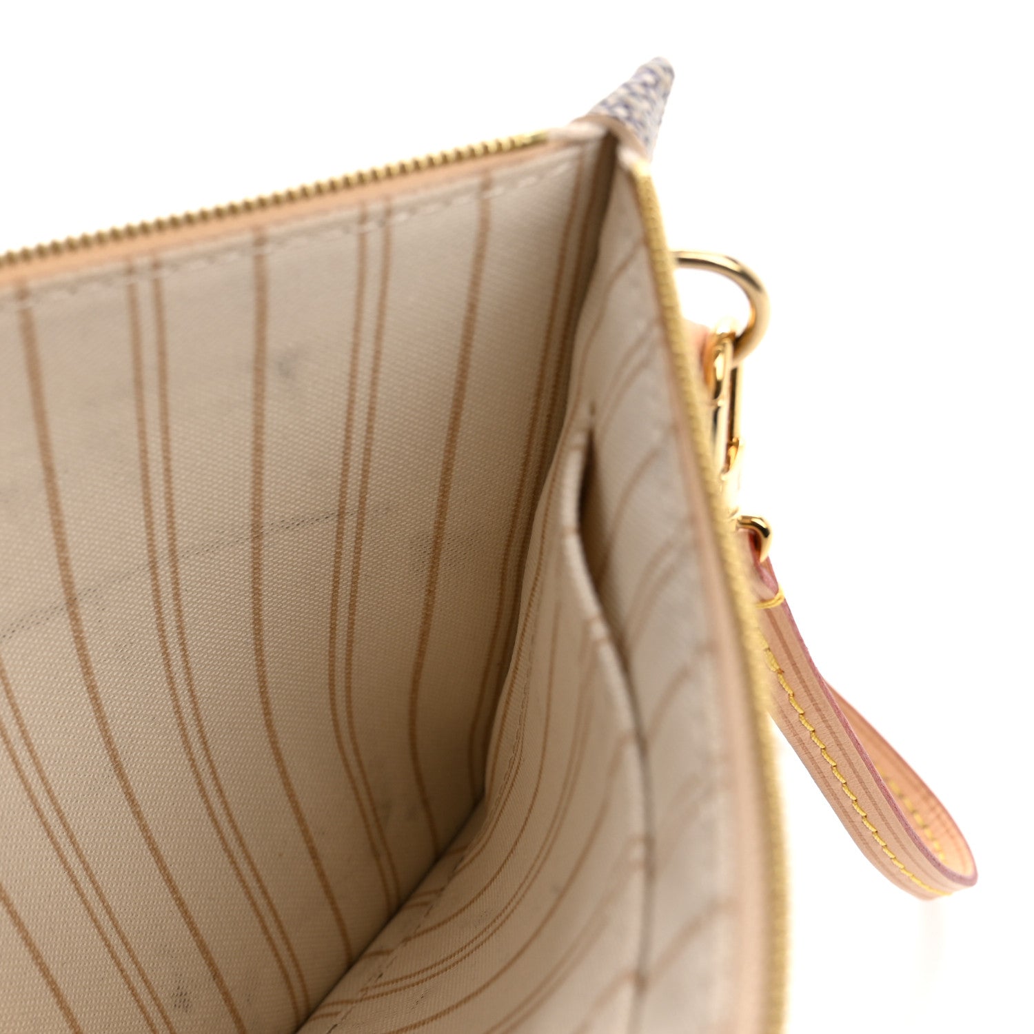 Louis Vuitton Damier Azur Neverfull MM GM Pochette 9 of 14
