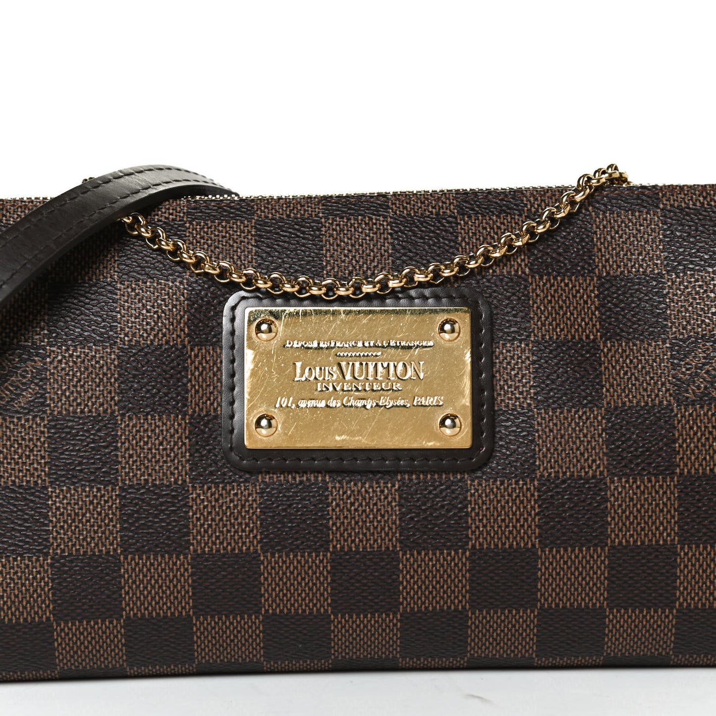 Damier Ebene Eva Clutch