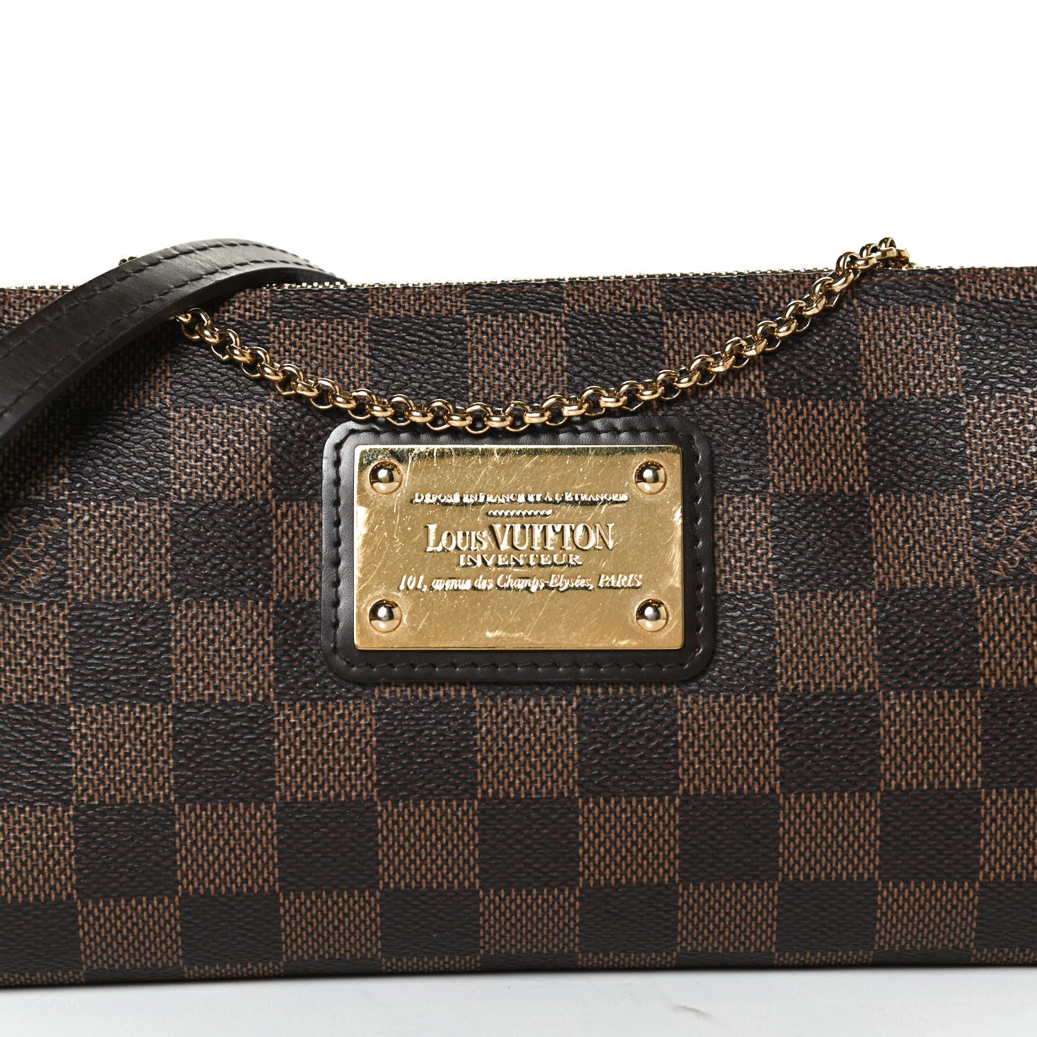 Louis Vuitton Damier Ebene Eva Clutch 7 of 12