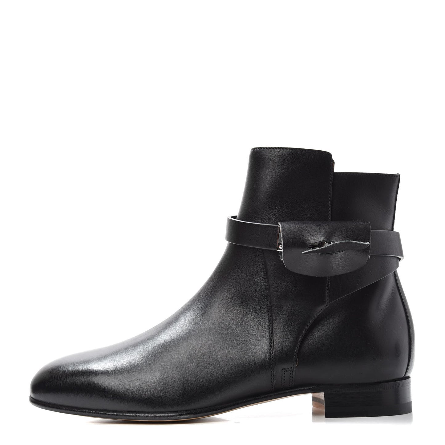 Calfskin Neo Low Boots 36.5 Black