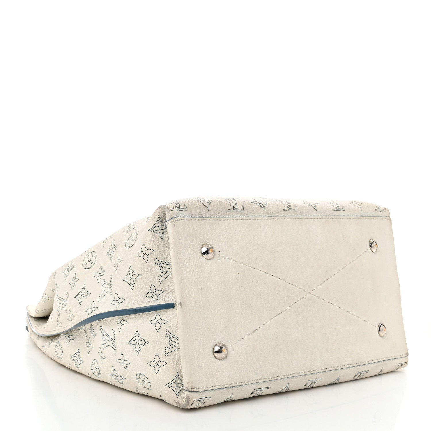 Louis Vuitton Mahina Carmel Hobo Snow 4 of 14
