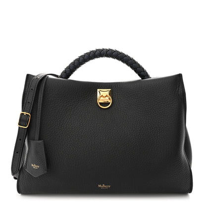 Mulberry Heavy Grain Iris Tote Black 1 of 21