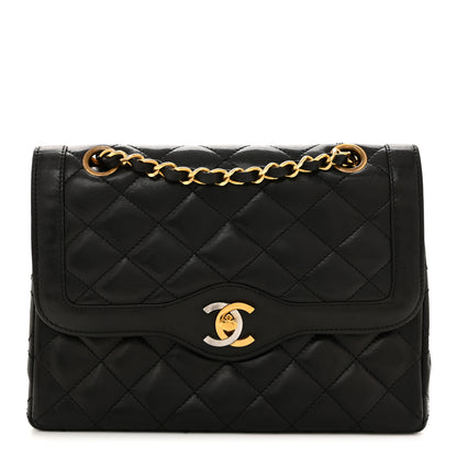Chanel Lambskin Quilted Small Double Flap Black 1 of 16