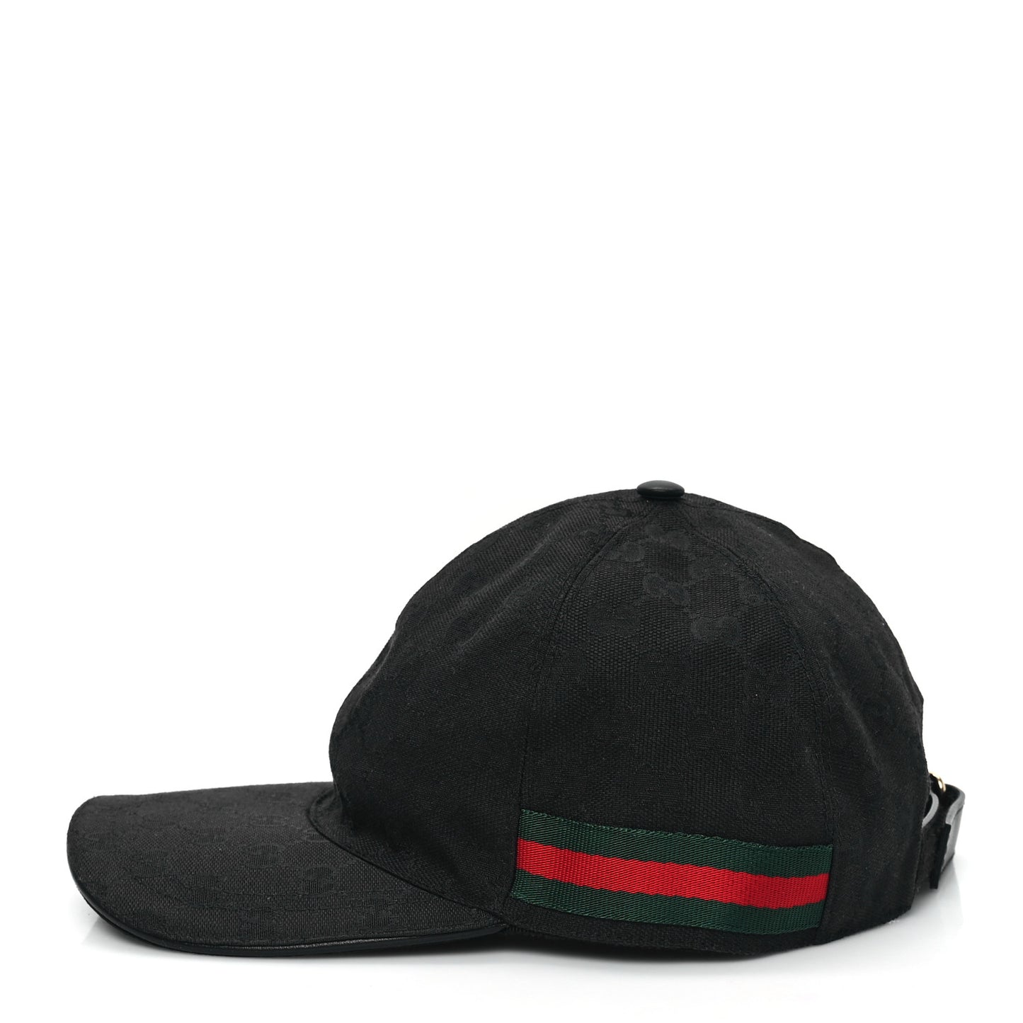 Monogram Web Baseball Hat L Black