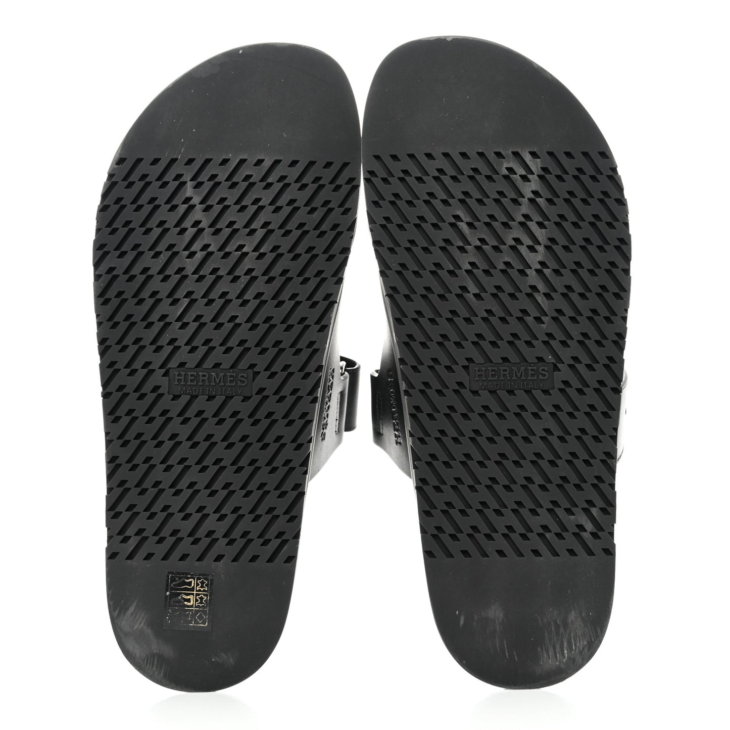 Calfskin Mens Chypre Sandals 42 Black