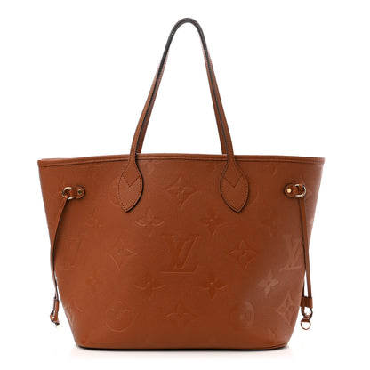 Louis Vuitton Empreinte Monogram Giant Neverfull MM Cognac 3 of 9