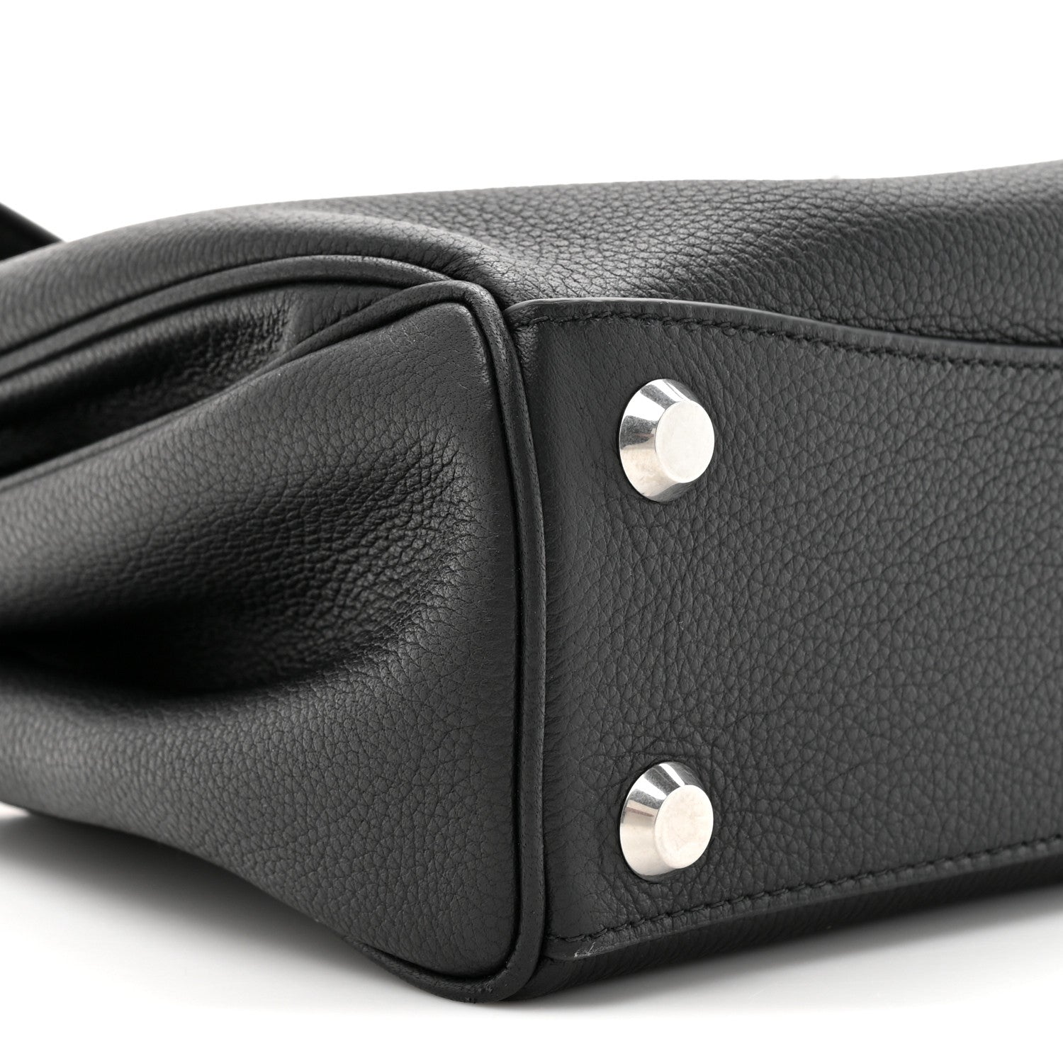 Balenciaga Grained Calfskin Small Rodeo Top Handle Handbag Black 10 of 10